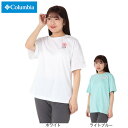 コロンビア(Columbia)(レディース)半袖Tシャツ ローリングベンドグラフィックオーバーサイズドTシャツ AR9588