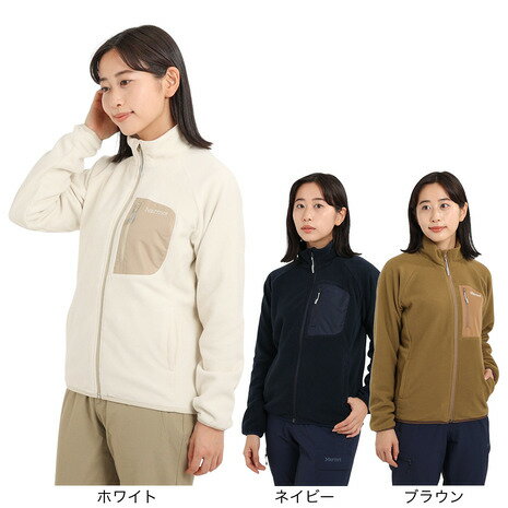 【12/5限定 エントリー＆対象4店舗買回りで最大P10倍】マーモット（Marmot）（レディース） ジップアップ フリース フリース ヒートフリースジャケット TOWUJL92XBのサムネイル
