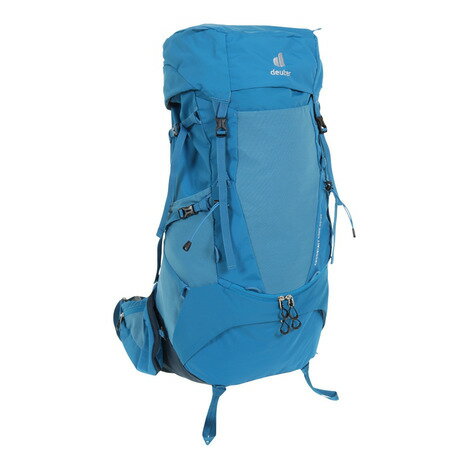 ドイター deuter メンズ レディース バックパック リュック エアコンタクト コア 60+10 D3350522-1358 ブルー 60L+10L レインカバー内蔵