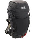 ジャックウルフスキン（JackWolfskin）（メンズ レディース）バックパック リュック WOLFTRAIL 28 RECCO 2010191-6000 28L ブラック レインカバー付