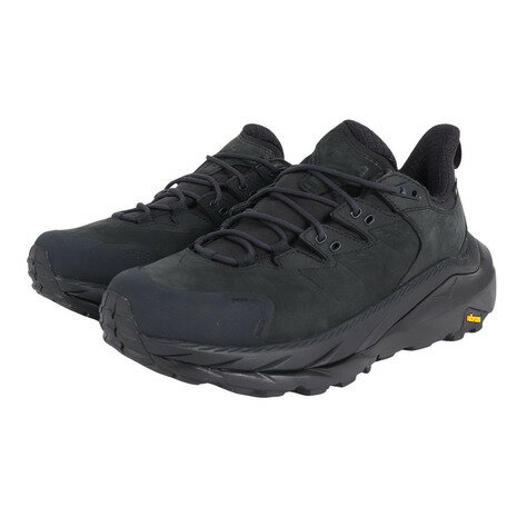 ホカ（HOKA）（メンズ）トレッキングシューズ ローカット 登山靴 KAHA 2 LOW GTX 1123190-BBLC ブラック ゴアテックス 防水 撥水 1