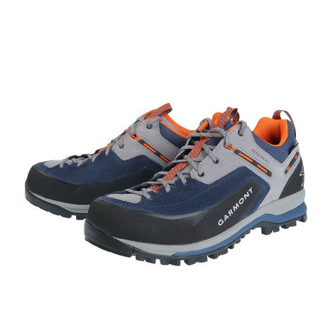 ガルモント（GARMONT）（メンズ）ゴアテックス トレッキングシューズ ローカット 登山靴 Dragontail TECH ゴアテックス 002593 Blue/Grey ブルー×グレー