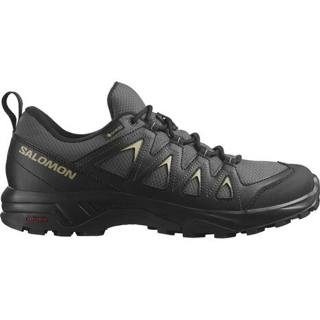 サロモン（SALOMON）（メンズ）トレッキングシューズ ローカット 登山靴 X BRAZE ゴアテックス MGNT/BLA L47180500 グレー