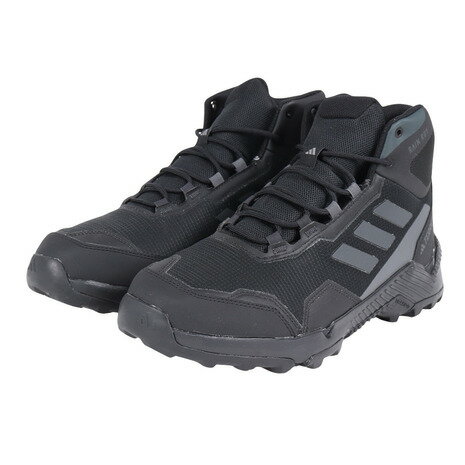 アディダス（adidas）（メンズ）トレッキングシューズ ミッドカット 防水 登山靴 TERREX EASTRAIL 2.0 RAIN RDY Hiking LTF90-HP8600 ブラック