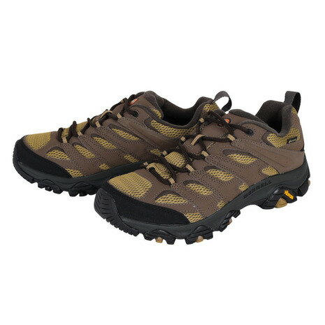 メレル（MERRELL）（メンズ）トレッキングシューズ ローカット 登山靴 モアブ 3 シンセティック ゴアテックス 500247 カーキ