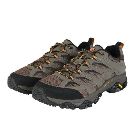 メレル(MERRELL)(メンズ)トレッキングシューズ ローカット 登山靴 モアブ 3 シンセティック ゴアテックス ワイド 500643W WALNUT サンドベージュ メレル(MERRELL)(メンズ)トレッキングシューズ ローカット 登山靴 モアブ 3 シンセティック ゴアテックス ワイド 500643W WALNUT サンドベージュ