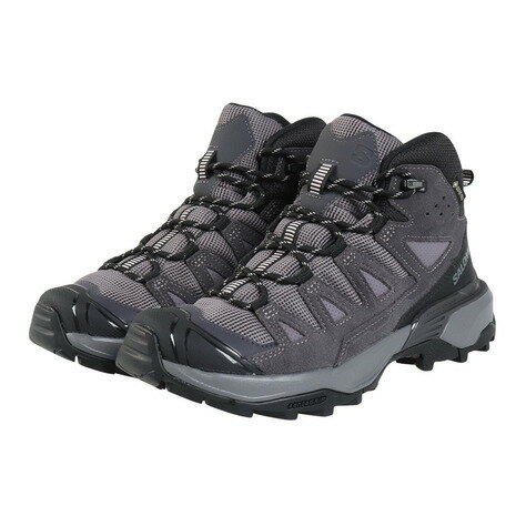 樂天商城 - サロモン（SALOMON）（レディース）トレッキングシューズ 登山靴 山登り X ULTRA 360 LEATHER MID GORE-TEX L47571100 ゴアテックス 防水 ハイカット