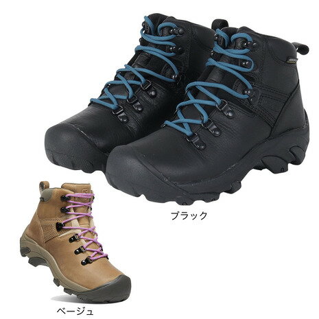 キーン（KEEN）（レディース）トレッキングシューズ ハイカット ピレニーズ ハイキングシューズ 1026848 1026257 防水ヌバックレザー