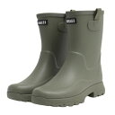 エーグル(AIGLE)(レディース)アリア ラバーブーツ ZZFS061-009 グリーン レインブーツ 防水 耐久性 安定感 ゴム製