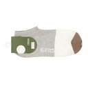ラソックス(rasox)(メンズ)トレッキング ソックス 靴下 コットンリネン・スニーカー ソックス CA191SN01-730