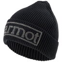マーモット（Marmot）（メンズ）ニット帽 トレッキング 登山 KNIT LOGO WATCH キャップ TOASJC56 BK