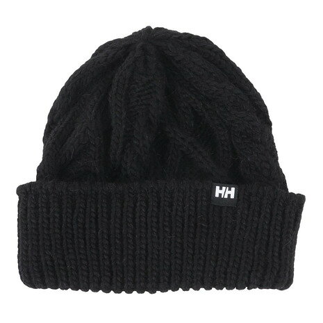 ヘリーハンセン（HELLY HANSEN）（メンズ）ニット帽 トレッキング 登山 ケーブルビーニー HC91856 K