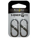 ナイトアイズ(NITE-IZE)(メンズ、レディース)防犯 防災 キーホルダー エスビナー 1 ステンレスシルバー(2個入り) SB1-2PK-11