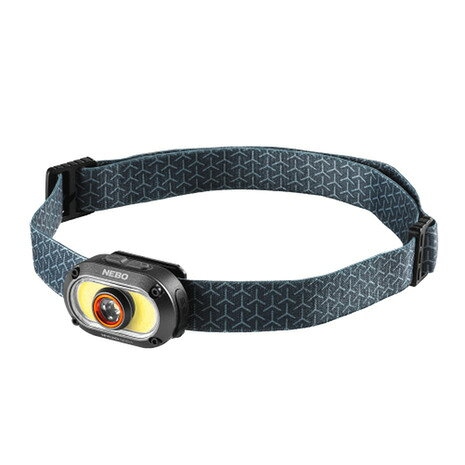 Victoria L-Breath楽天市場支店のNEBO（NEBO）（メンズ、レディース）ヘッドライト ヘッドランプ MYCRO 500 14765 グレー 専用充電池 USBケーブル付｜アングル2