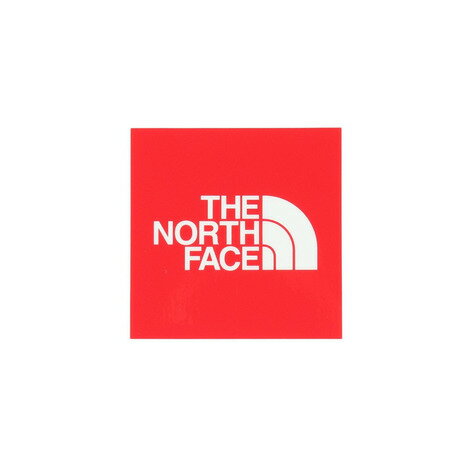 ノースフェイス THE NORTH FACE スクエアロゴステッカーミニ NN32228 R レッド