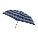 ハス(HUS.) 折りたたみ傘 カーボンイースリム55 55616 Mint Stripe ミントストライプ 収納ケース