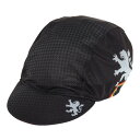 カペルミュール(KAPELMUUR)(メンズ、レディース)帽子 キャップ サイクルキャップ 千鳥グラデーション ブラック licap057 自転車 サイクリング