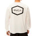 ルーカ(RVCA)(メンズ)ラッシュガード 長袖 HEX SURF LS BE041801 WHT