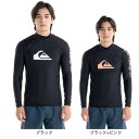 クイックシルバー(Quiksilver)(メンズ)ラッシュガード 長袖 UVカット UPF50+ 水陸両用 ALL TIME LR QLY2310211