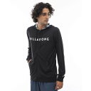 ビラボン(BILLABONG)(メンズ)ラッシュガード 長袖 ジップ パーカー UVカット UPF50+ RASH ZIP HOOD BE01A852 BLK