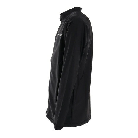 フットマーク（FOOTMARK）（キッズ）ジュニア スクール水着 ラッシュガード 長袖 パーカー 0242305BLK ブラック 2