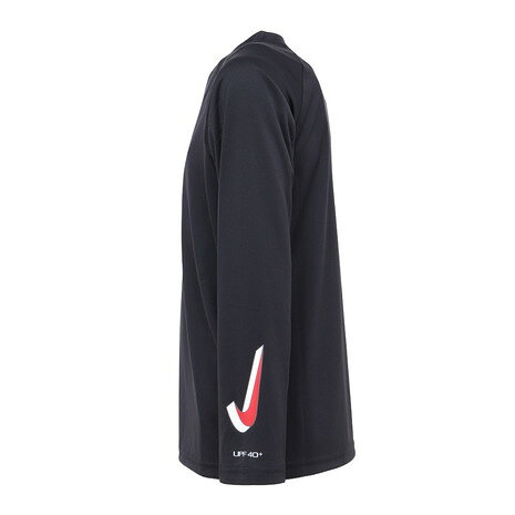 ナイキ（NIKE）（キッズ）ジュニア ラッシュガード 長袖 3Dコンボ ハイドロガード NESSE828-N001 速乾 UVカット 2