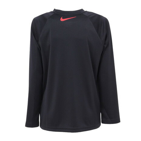 ナイキ（NIKE）（キッズ）ジュニア ラッシュガード 長袖 3Dコンボ ハイドロガード NESSE828-N001 速乾 UVカット 3