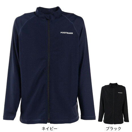 フットマーク（FOOTMARK）（キッズ）ジュニア スクール水着 ラッシュガード 長袖 パーカー 0242305