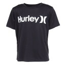 ハーレー(HURLEY)(キッズ)ジュニア ラッシュガード 半袖 ONE AND ONLY Tシャツ BRG2331001-BLK