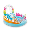 インテックス(INTEX)(キッズ)Candy Fun インフレータブル プレイセンター 滑り台付き キッズプール 57144 家庭用プール