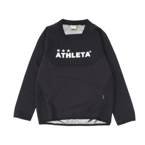 アスレタ（ATHLETA）（キッズ）ジュニア サッカー フットサルウェア ウインドウォームシャツ 2411J BLK