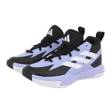 アディダス（adidas）（キッズ）キッズ バスケットシューズ バッシュ Cross Em Up セレクト ミッドカッ..