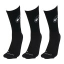 ナイキ(NIKE)(メンズ、レディース)バスケットボール エブリデイ BBALL 3足組 クルー ソックス DA2123-010