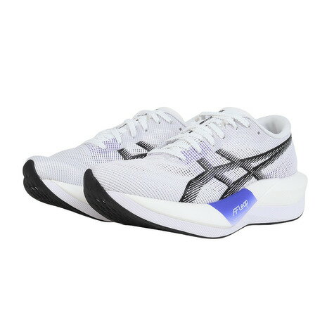 アシックス（ASICS）（メンズ、レディース）ランニングシューズ トレーニングシューズ 部活 マジックスピード 5 ライトグレー 1013A183.100