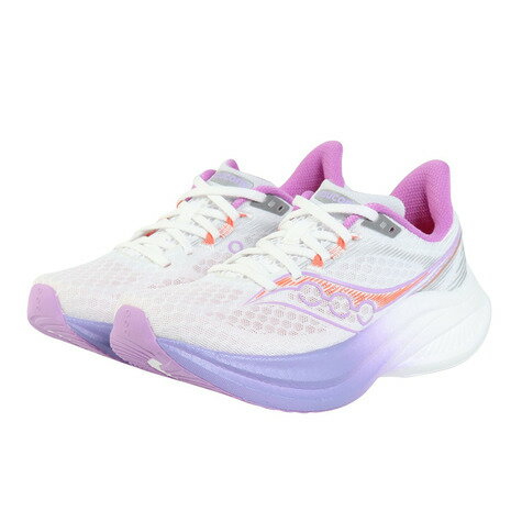  サッカニー（SAUCONY）（レディース）ランニングシューズ トレーニングシューズ エンドルフィン スピード 5 ホワイト パープル S11007-340 WHT/CROCUS