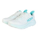 ホカ(HOKA)(レディース)ランニングシューズ ジョギングシューズ クリフトン 10 ホワイト グリーン 1162031-WTCL スニーカー 超軽量 クッシ...