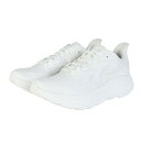 ホカ(HOKA)(レディース)ランニングシューズ ジョギングシューズ クリフトン 10 ホワイト 1162031-WWH スニーカー ラン ウォーク 超軽量 クッション性 通気性