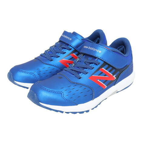 【ポイント最大10倍キャンペーン・要エントリー 3/4 20:00 - 3/11 1:59】ニューバランス（new balance）（キッズ）スポーツシューズ ベルクロ ベルト付き ハンゾー V シンセティック ブルー PXHNVSM1 M レースシューズ