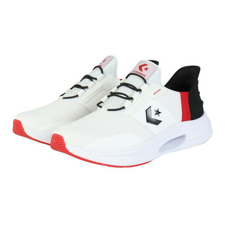 樂天商城 - 【ポイント最大10倍キャンペーン・要エントリー 5/1 0:00 - 5/1 23:59】コンバース（CONVERSE）（メンズ）スニーカー ケイブスター スリットスライド ホワイト レッド 33600130 スポーツ シューズ