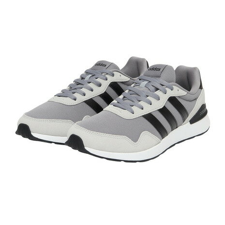 アディダス（adidas）（メンズ）スニーカー スポーツシューズ ラン 60s 4.0 グレー JR6624 スポーツ カジュアルシューズ