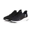 プーマ(PUMA)(メンズ、レディース)スニーカー ソフトライド フレックスレース イーズイン ALT ブラック 31199601 スポーツシューズ