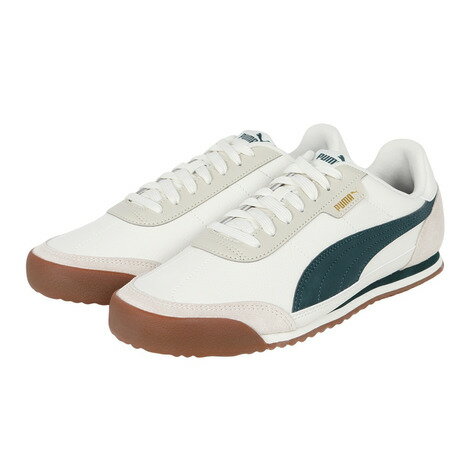 Rakuten - プーマ（PUMA）（メンズ）スニーカー スポーツシューズ チュリーノ 2 OG ホワイト グリーン 39764613 カジュアルシューズ スポーツ