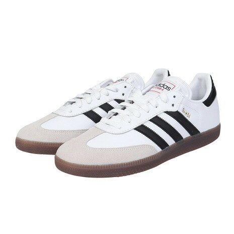 Rakuten - アディダス（adidas）（メンズ、レディース）スニーカー サンバ ホワイト ブラック IH6001 快適 タウン 日常履き