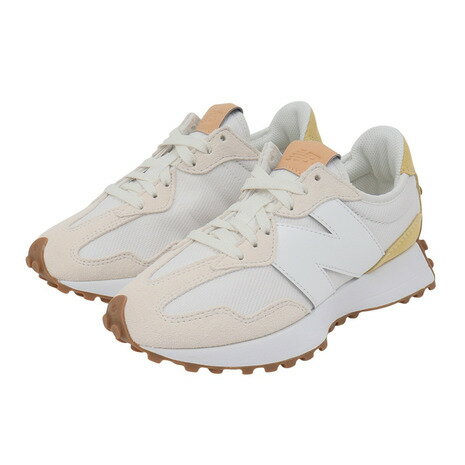 ニューバランス（new balance）（レディース）スニーカー スポーツシューズ 327 ホワイト イエロー WS327RE B カジュアルシューズ