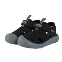 プーマ(PUMA)(キッズ)スポーツサンダル ベビー ジュニアストラップサンダル ファン レーサー メッシュ ブラック グレー 40157601 シャワサン かわいい(4)