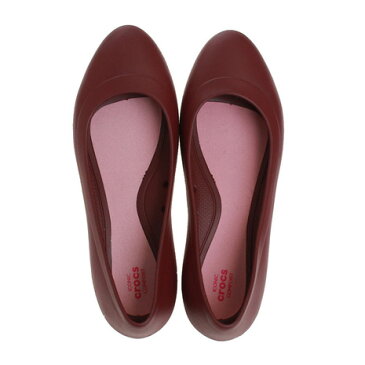 クロックス（crocs）【多少の傷汚れありの為大奉仕】クロックスリナフラットCrocsLinaFlatRED203404-612（Lady's）