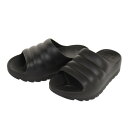 テリック(TELIC)(メンズ、レディース)スポーツサンダル W-CLOUD ブラック 341343 軽量 厚底 クッション性 衝撃吸収 抗菌 スライド シャワサン レジャー