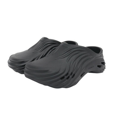 【1/1(木)限定！エントリーでポイント最大10倍キャンペーン】クロックス（crocs）（メンズ、レディース）サンダル エコー ウェーブ Blk/Blk ブラック 210521-060 スポーツサンダル