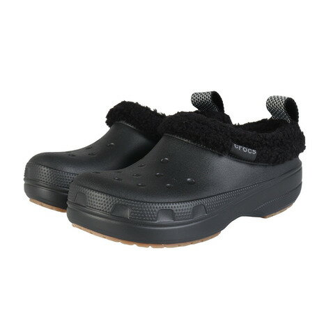 Rakuten - 【ポイント最大10倍キャンペーン・要エントリー 4/14 20:00 - 4/17 09:59】クロックス（crocs）（メンズ、レディース）サンダル クラシック ラインド ショーティー Blk ブラック 211380-001 カジュアル シューズ
