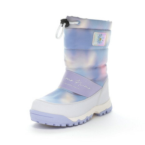 ムーンスター（MoonStar）（キッズ）ジュニアボアブーツ ガールズ スノトレ スノーシューズ NM WPJ 033 パープル 13662903